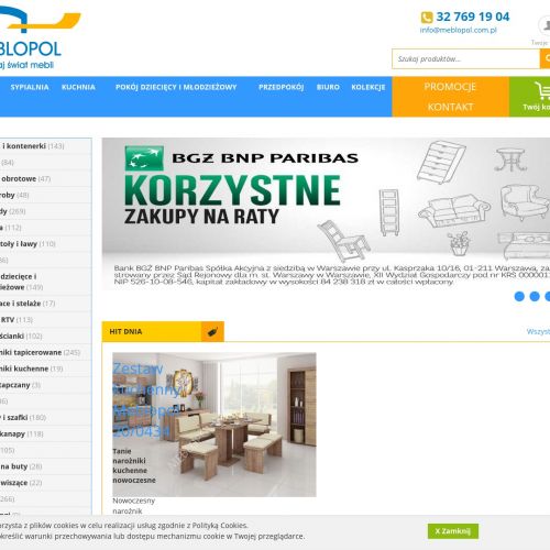 Tanie meble kuchenne i pokojowe