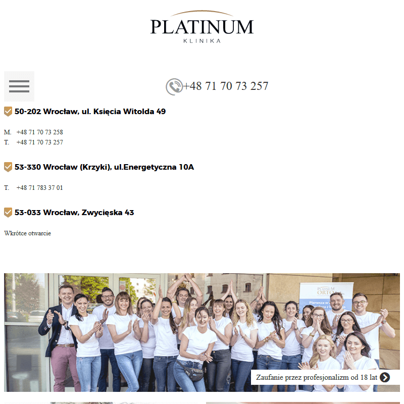 Leczenie kanałowe dla Klientów z Ołtaszyna